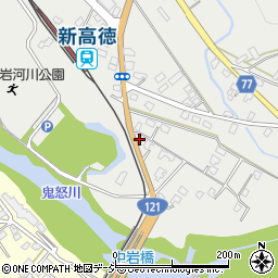 栃木県日光市高徳393周辺の地図