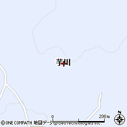 長野県上水内郡飯綱町芋川周辺の地図