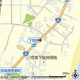 下桜井団地周辺の地図