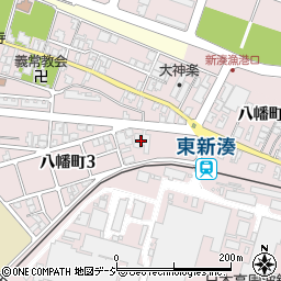 日本高周波鋼業株式会社富山製造所　設備室周辺の地図
