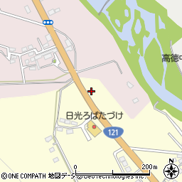 栃木県日光市栗原431周辺の地図