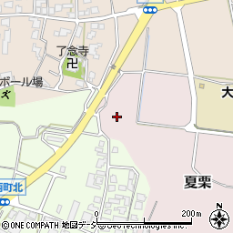 石川県かほく市夏栗（ロ）周辺の地図