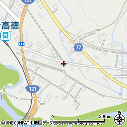 栃木県日光市高徳373周辺の地図