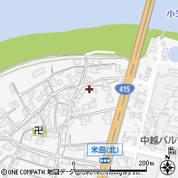 富山県高岡市米島258周辺の地図