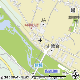 長野県中野市越1179周辺の地図