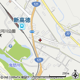 栃木県日光市高徳402周辺の地図
