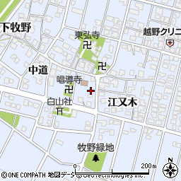 富山県高岡市下牧野中道1523-5周辺の地図