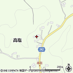 栃木県矢板市高塩212-1周辺の地図