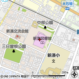 高周波文化ホール（射水市新湊中央文化会館）周辺の地図