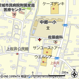 茨城県北茨城市中郷町上桜井2899周辺の地図