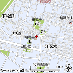 富山県高岡市下牧野中道1526-1周辺の地図