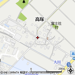 富山県滑川市高塚280周辺の地図