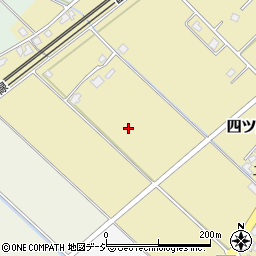 富山県滑川市四ツ屋周辺の地図
