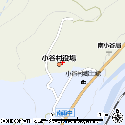小谷村役場周辺の地図