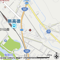 栃木県日光市高徳415周辺の地図
