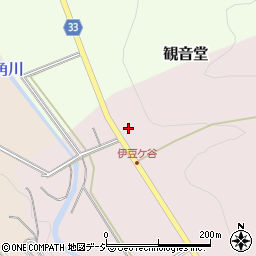 富山県魚津市金山谷1213周辺の地図