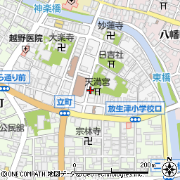 富山県射水市立町周辺の地図