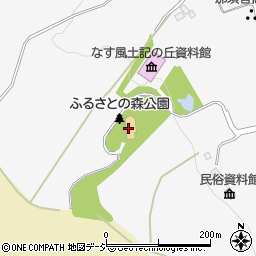 那珂川町　ふるさと館周辺の地図
