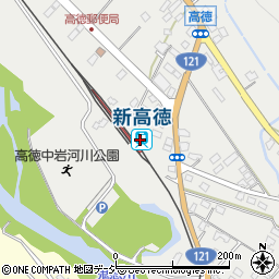 栃木県日光市周辺の地図