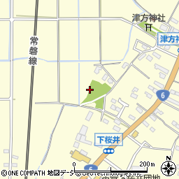 茨城県北茨城市中郷町下桜井周辺の地図