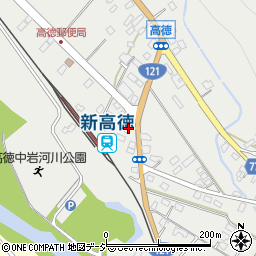 栃木県日光市高徳446周辺の地図