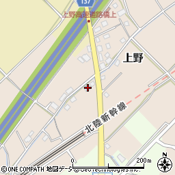 富山県魚津市上野33周辺の地図