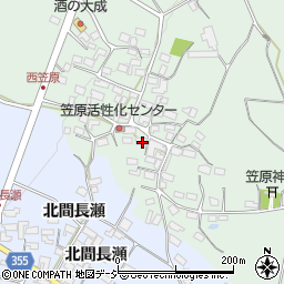 長野県中野市笠原西笠原504周辺の地図