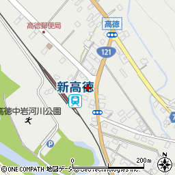 栃木県日光市高徳445周辺の地図