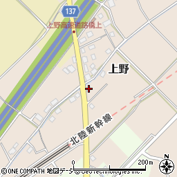 富山県魚津市上野40-1周辺の地図