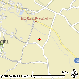 長野県中野市越433周辺の地図