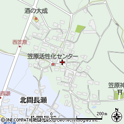 長野県中野市笠原西笠原周辺の地図
