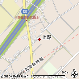 富山県魚津市上野424周辺の地図