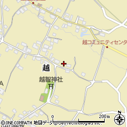長野県中野市越976周辺の地図