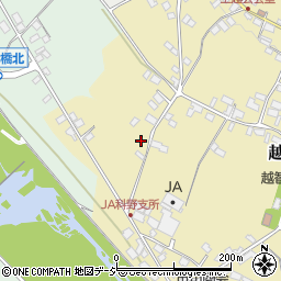 長野県中野市越695周辺の地図