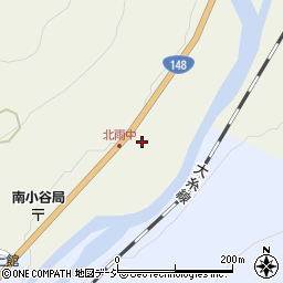 大北農協　小谷農機センター周辺の地図