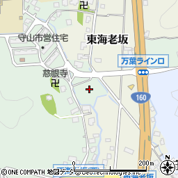 富山県高岡市西海老坂周辺の地図