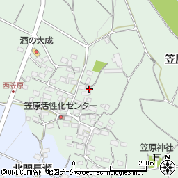 長野県中野市笠原西笠原535周辺の地図