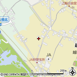 長野県中野市越701周辺の地図