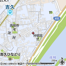 富山県高岡市吉久周辺の地図