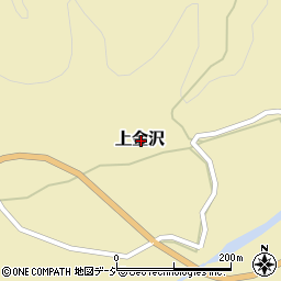 茨城県久慈郡大子町上金沢周辺の地図