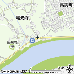 富山県高岡市城光寺304-1周辺の地図