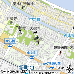 中央町公民館周辺の地図