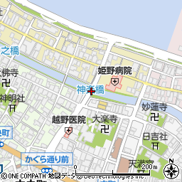 神楽橋周辺の地図