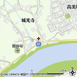 富山県高岡市城光寺305周辺の地図