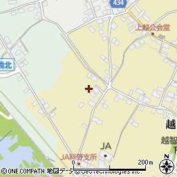 長野県中野市越709周辺の地図
