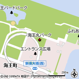 海王丸パーク周辺の地図