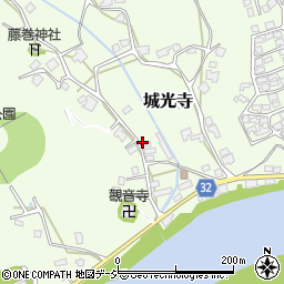 富山県高岡市城光寺764周辺の地図