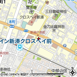 新湊中央薬局周辺の地図