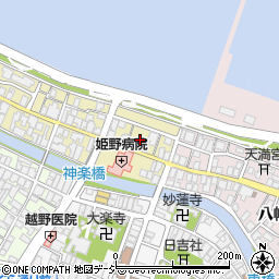 富山県射水市放生津町14周辺の地図