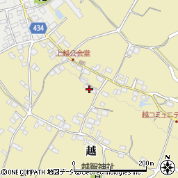 長野県中野市越906周辺の地図